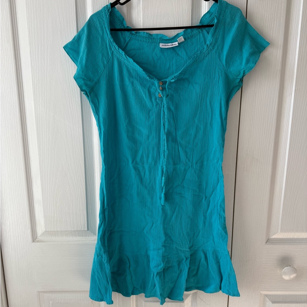 Blue Flowy Dress